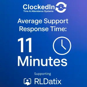 Average Support Response Time: 11 Minutes
